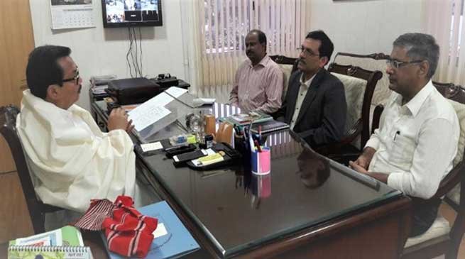 NABARD GM meets Dy CM Chowna Mein