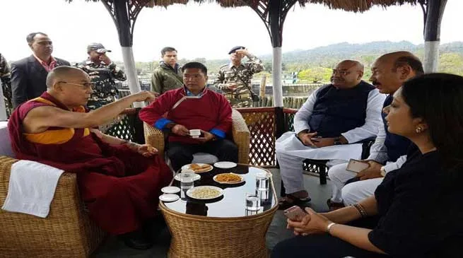 Arunachal- Dalai Lama Reaches Bomdila