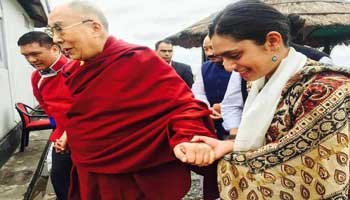 Arunachal- Dalai Lama Reaches Bomdila