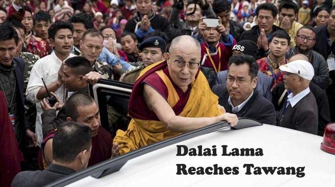 WATCH VIDEO- Dalai Lama Reaches Tawang