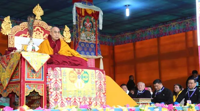 Dalai Lama Preaching Session held in Bomdila