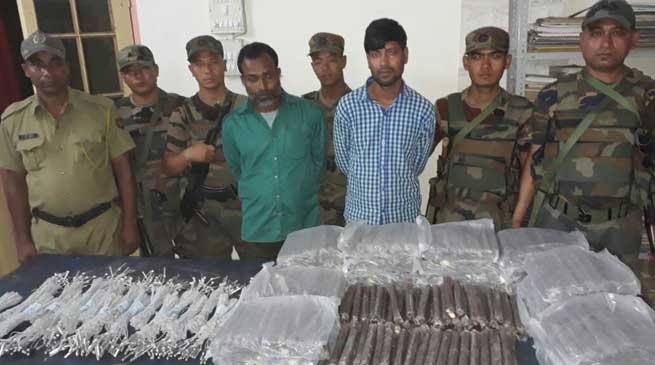 Army and Police Recovers Huge Cache of Explosives