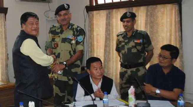 Aizawl- Meeting on Border Development Issues