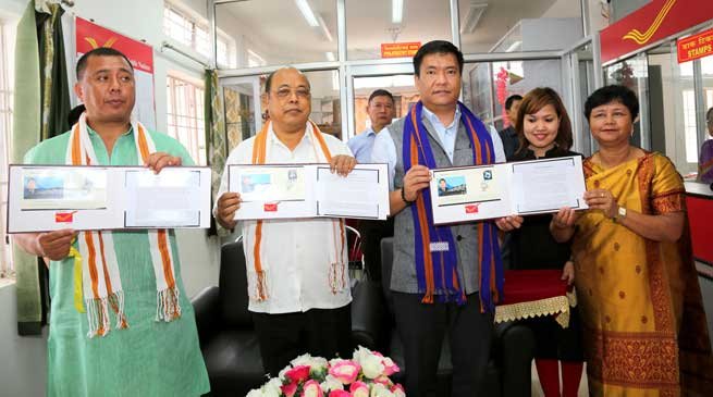 Arunachal postal department Releases special cover on former CM late Dorjee Khandu