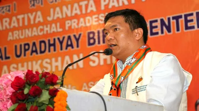 Khandu Explain his " Vision For Development of Arunachal" in BJP ‘Prashikshan Shivir’