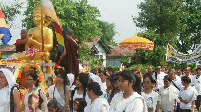Namsai- Buddha Jayanti Celebrated at Pariyatti Sasana Buddha Vihara