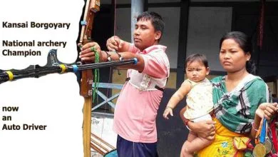 Kansai Borgoyary- National archery champ now an Auto driver