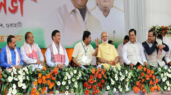 Pema Khandu joines celebration of 3 years of Modi Government