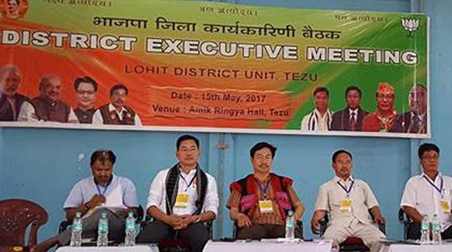 TEZU- Several PRI leaders Join BJP