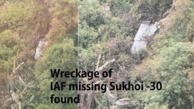 Wreckage of IAF missing Sukhoi -30 fighter jet found