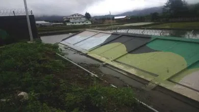 ZIRO- Boundary Wall of Advance Landing Ground Collapsed