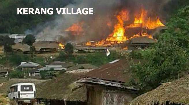 Khandu expresses shock at loss of Property in Kerang Village Blaze