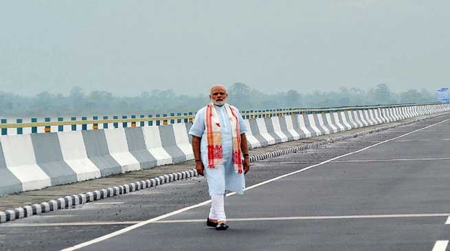 PM Modi inaugurates India's longest Dhola - Sadiya Bridge