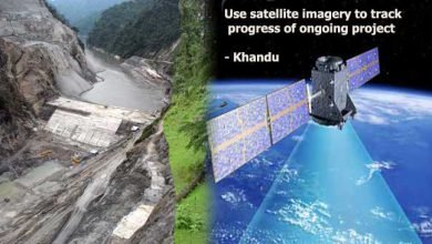 Use satellite imagery to track progress of ongoing project - Khandu