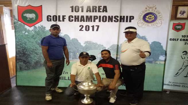 Shillong Golf club wins the 101 Area golf championship 2017