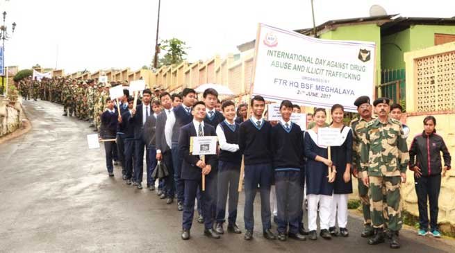 BSF organises Rally on International Day Against Drug Abuse and Illicit Trafficking
