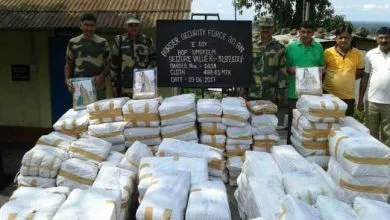 BSF Seized Huge Quantity of Saree and Betel Nut