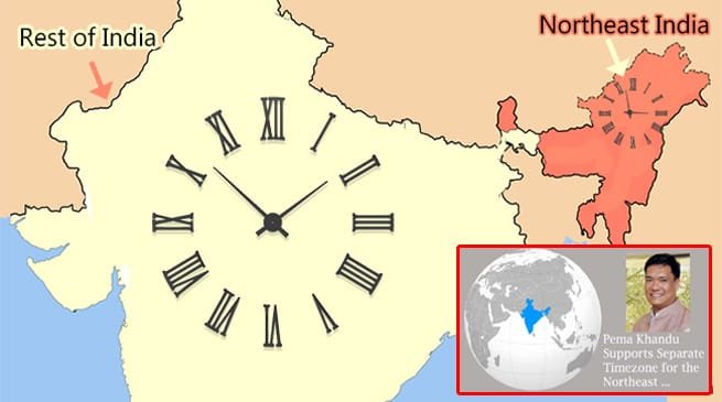 After Khandu's demand for Separate Time Zone, DST initiates Study on the same