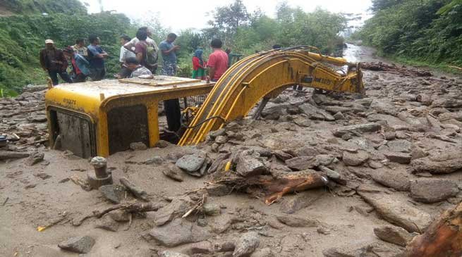 Heavy downpour and landslide created havoc in Kra Dadi and Kurung Kumey district