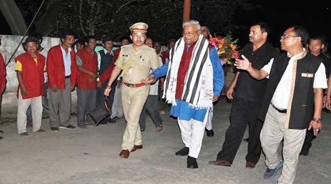 Inspite of rain, landslides, Arunachal Governor PB Acharya Visits Raga