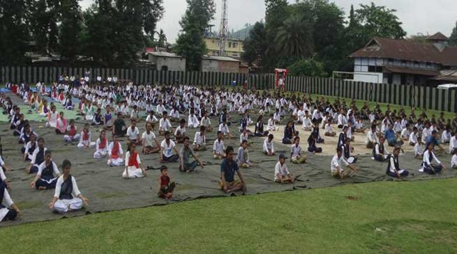 Security Forces Observed World Yoga Day