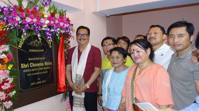 Chowna Mein inaugurates Waii International fitness centre