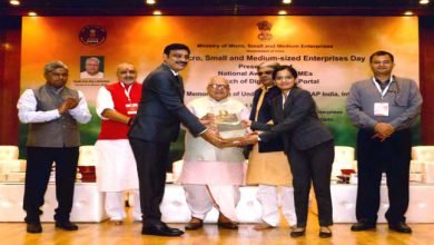 Basant Khetan receives National Award of "Best Entrepreneur in NE Region "