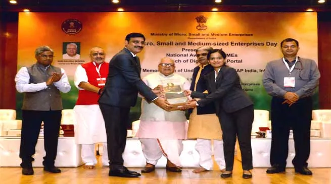 Basant Khetan receives National Award of "Best Entrepreneur in NE Region "