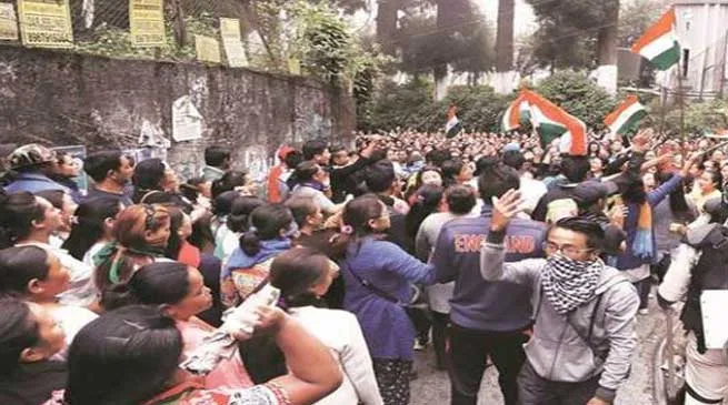 GJM observes Black Day in Darjeeling