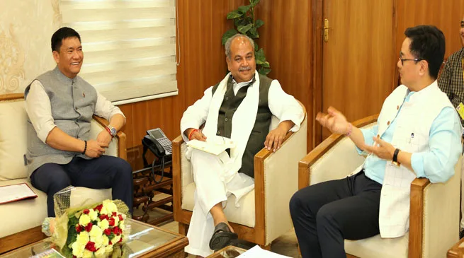 Approve and Sanction 43 roads and 15 long span bridges - Khandu appeals to centre