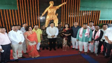 Sonowal unveiled statue of Bir Lachit Borphukan at Dinjan Military Station