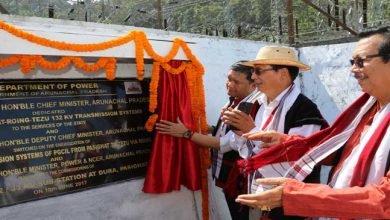 Khandu dedicates Pasighat-Roing-Tezu transmission systems to the State