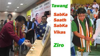 Tawang and Ziro celebrates 3 years of Modi Government