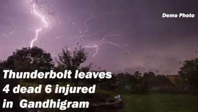 Thunderbolt leaves 4 dead 6 injured in Gandhigram