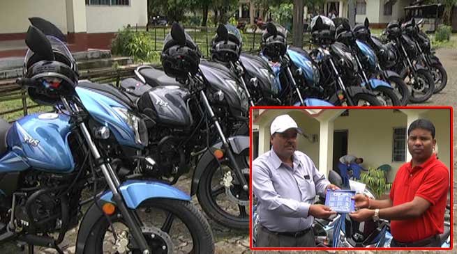 BTC Veterinary Doctors gets Motor Bike from Council