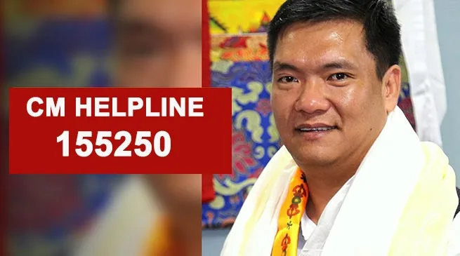 Khandu launches Chief Minister Helpline 155250