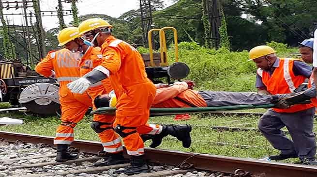 NF Railway organised Joint Mock Drill with NDRF