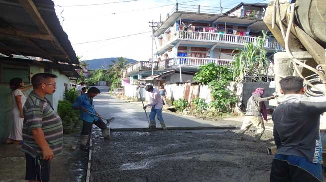 PWD starts Pavement renovation of colony road