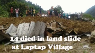 Itanagar- 14 died in landslide at laptap village