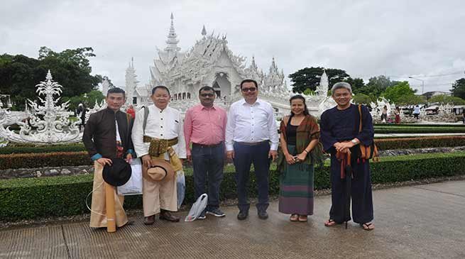 Chowna Mein visits world famous 101 Tea Plantations at Doi Maesalong    