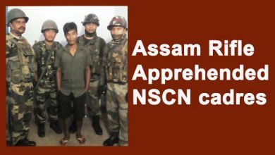 Changlang- Assam Rifle Apprehended  NSCN cadres