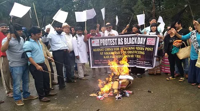 BTSMM observes Black day against Chinese incursion at Sikkim