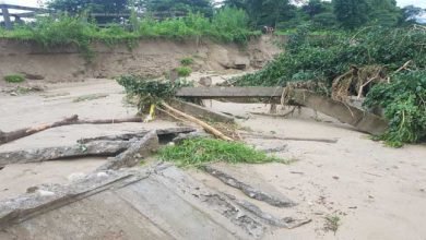 Rafting canter at Sangdupota washed away in flood