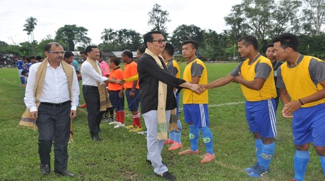 Deputy CM Chowna Mein Inaugurated 3rd ANYA Running Football Tournament