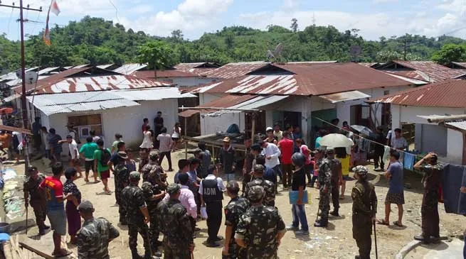 Potom carried out eviction drive in Housing Complex