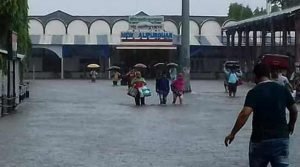 NF Railway cancelled several trains, flood water submerged tracks