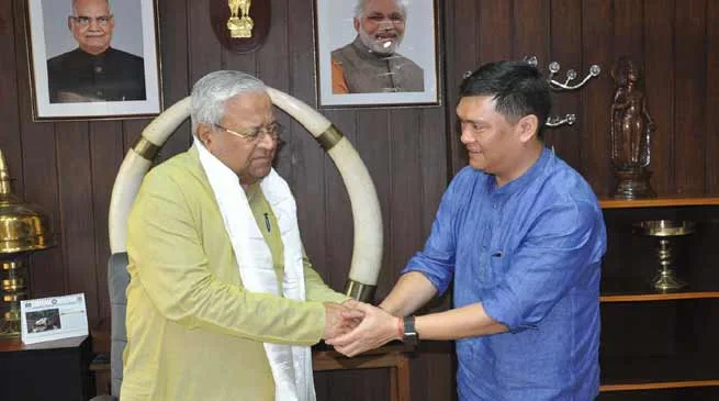 CM Khandu meets with Guv Acharya