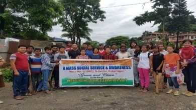 Naharlagun-Mass social service at D Sector area