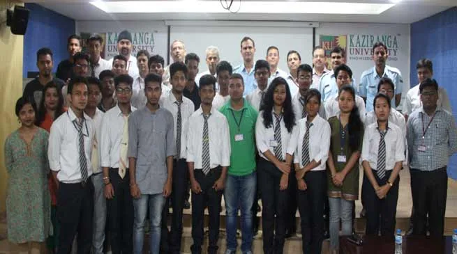 National Cadet Corps (NCC) installed its new Unit at Kaziranga University