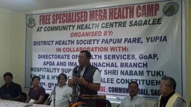 Sagalee- Phurpa inaugurates two days mega health camp